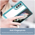 thumbnail image 5 of TECH CIRCLE For Galaxy Z Fold 4 Case,[Non-Yellowing][Supports Wireless Charging] Slim Thin Shockproof Transparent Bumper Cover Full Body Protective Clear Case for Samsung Galaxy Z Fold 4 7.6",Skyblue, 5 of 7