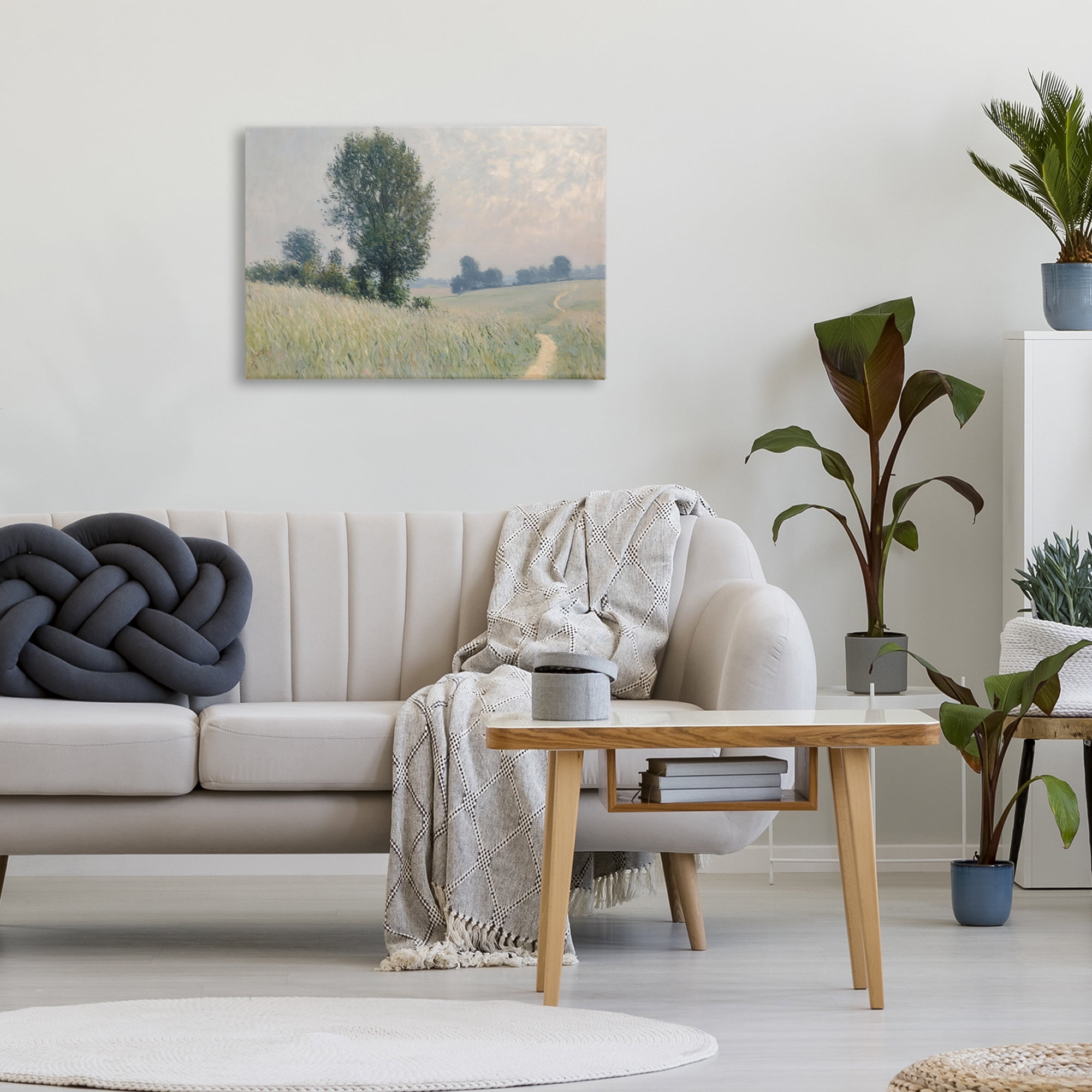 Stupell Industries Tall Grass Path Through Meadow Canvas Wall Art, design by Petal Prints Design