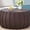 Round Brown, variant on FFH 35.43" Coffee Table for Indoor & Outdoor, Modern Cement Table for Living Room, Patio, Backyards, Gray