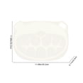 thumbnail image 3 of Double Sided Chopping Boards with Handle,Bear Shaped Cutting Boards,Dishwasher Safe,Non Slip Plastic Cutting Board Suitable for Kitchen,Camping,11.8x11.8 Inch,White, 3 of 7