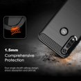 thumbnail image 4 of SCL Moto G Fast Case, Housse de Protection Anti-Rayure en Gel Effet Fibre de Carbone [Anti-Rayure][Anti-Collision] Compatible avec, 4 of 5