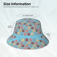 thumbnail image 3 of Balery Cute Donut Sombreros para el sol para hombre y mujer, sombrero de pescador con UPF 50+, 3 of 6