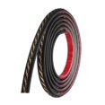 thumbnail image 1 of Uxcell 3.3Ft x 0.79" Moldura Autoadhesiva para Paredes, Moldura de Espejo Flexible, Tira de Paneles de Pared Autoadhesiva para Bordes de Suelo y Pared, Negro/Dorado, 1 of 7