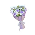 thumbnail image 3 of Ramo de flores, regalo floral, flores tejidas a mano, regalo para el Día de la Madre, Púrpura, 3 of 9