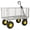 Gray, variant on Jopath Mesh Steel Garden Cart 880lbs,3-in-1 Oversized Pullable Mesh Metal Garden Cart,All-Terrain Utility Cart with Removable Liner & Side Panels & Mesh Tray for Outdoor Lawn,Patio,Gray
