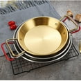 thumbnail image 7 of Cookware Fry Pan Stainless Kitchen Spain Fried Eggs Paella Pan Non Stick Skillet Pan With Double Handle Paella Base Flat Grill Skillet Frying Pan Roasting Pans, 7 of 7