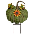 thumbnail image 2 of Metal Pumpkin Garden Stakes, Fall Outdoor Yard Sign Decor, Autumn Harvest Ornament for Patio, Lawn & Porch Decoration, 2 of 9