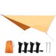 thumbnail image 1 of Bearachild 4 colores Toldo Refugio solar Playa Acampar al aire libre Jardín Toldo solar Toldo Hamaca Lluvia Mosca Lona Tienda impermeable Sombra Jardín y Patio amarillo Bearachild HA006894-04, 1 of 6