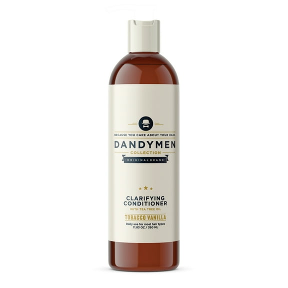 Dandymen Collection Men’s Clarifying Conditioner with Tea Tree, Tobacco Vanilla, 11.83 oz