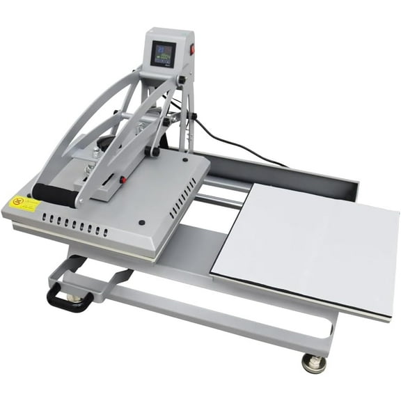 Semi-Automatic Flat Heat Press Machine Double Station Drawer Design for T-Shirts Vinyl Sublimation Transfer Projects