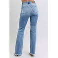thumbnail image 2 of Judy Blue Full Size Raw Hem High Rise Bootcut Jeans, 2 of 9