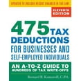 thumbnail image 1 of Pre-Owned 475 Tax Deductions for Businesses and Self-Employed Individuals: An A-to-Z Guide to Hundreds of Tax Write-Offs (Paperback) 1589797981 9781589797987, 1 of 1