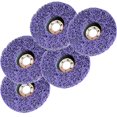 thumbnail image 1 of 5Pcs 100Mm Strip Disc Wheel Paint Rust Removal Cleaning Polishing Pad Purple, 1 of 6