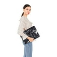 thumbnail image 7 of Mosiso 15.4" 15.6" Polyester Laptop Sleeve Bag for MacBook Dell HP Lenovo Acer Asus, Water Repellent Notebook Bag Case Cover, Black Marble, 7 of 7