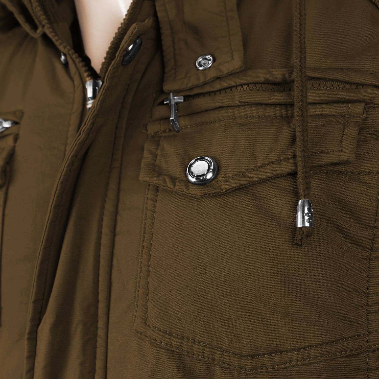 Maximos Men's Premium Hooded Multi Pocket Sherpa Lined Maximos Men's Premium Hooded Multi Pocket Sherpa Lined