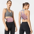 thumbnail image 2 of HAHDAXIA HVJCEZ Sacs Banane pour Femmes Hommes, Sac de Taille Mode Mini Bandoulière Ajustable pour Course, Randonnée et Voyage, Rose, 2 of 6