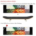 thumbnail image 2 of Brain Skateboard Grip Tape Stickers Pack of Two, Emery Surface PVC Backing, 8.8x32.6in/22.4x83cm, 2 of 5