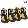 thumbnail image 1 of Greeniant Zapatos para mascotas Botas deportivas para interiores Malla Transpirable Clásico Algodón Cremallera Calzado para mascotas Ropa para mascotas amarillo dos Greeniant PT000055-12B, 1 of 6
