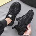 thumbnail image 3 of Men'S Height-Increasing Sneakers - Lightweight Cushioned Platform Shoes with Thick Sole, Breathable Athletic Running Shoes for Gym, Everyday & Formal Wear - Lace-Up Dad Shoes with Cushioned Insole, 3 of 5