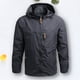 thumbnail image 5 of Abrigo Abrigo de hombre Senderismo Camping Ropa deportiva Térmica Exterior Outwears Primavera Otoño Chaqueta Ygjytge Gris T 3EG para Hombre, 5 of 6
