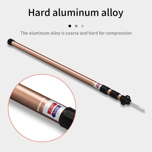 TOMSHOO Support Pole,Poles Tarp Support Pole Poles/aluminum Adjustable Tarp Poles/portable Tarp Poles/tent Poles/tent Rain Of 2 Rain Fly Poles/portable Shelter/hammock Rain Pole Huiop Poles/aluminum