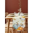 thumbnail image 2 of Pumpkin Harvests Leaves Country Wedding Decor Tablecloth Placemat Dinning Table Art Table Runners, 2 of 5