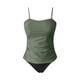 thumbnail image 5 of WILLBEST Traje de Baño de Natación Bandeau Trajes de Baño para Mujer Trajes de Baño de Dos Piezas conjuntos de Tankini Fruncidos Trajes de Baño Sin Tirantes, 5 of 6