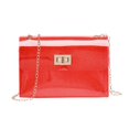thumbnail image 1 of Bolso transparente de cristal de PVC para mujer, bolsa de gelatina con cadena transparente, bolso de mano, bandolera mensajero, Kawaii encantador, 1 of 1