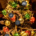 thumbnail image 6 of 10pcs Blackboard Tags,  Hanging Christmas Chalkboard Tags Mini Two-Sided Blackboard Round  with String, for Message Signs Table Numbers Price Tags,5cm, 6 of 7
