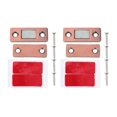 thumbnail image 2 of Magnetic Door Stops 4Pcs Household Sliding Door Catch Compact Design Red Manganese Steel For Closet Bathroom Kitchen, 2 of 5