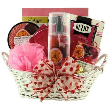 - Great Arrivals Gift Baskets Pomegranate Passionfruit Spa Retreat: Valentine's Day Gift Basket