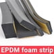 thumbnail image 1 of Tira de sellado de esponja autoadhesiva de goma, Width10-30mm gruesa de 2-20mm, adhesivo de una sola cara, goma EVA negra, junta de sellado anticolisión, 1 of 3