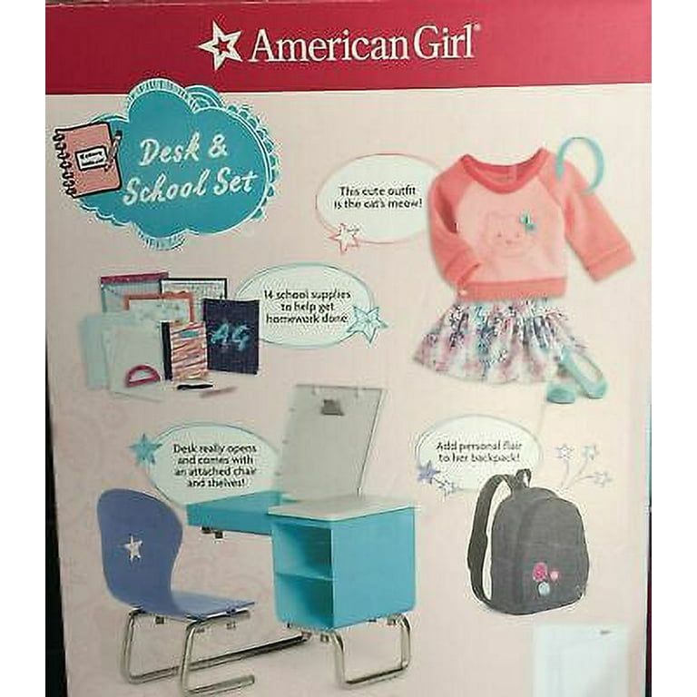 American Girl Desk School Set Walmart