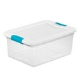 thumbnail image 1 of Sterilite Plastic 15 Quart Storage Box Container with Latching Lid, 48 Pack, 1 of 4
