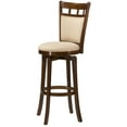thumbnail image 2 of Hillsdale Furniture Jefferson Wood Bar Height Swivel Stool, Brown Cherry, 2 of 4