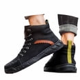 thumbnail image 3 of Men's Ankle Boots High Top Leather Shoes Stylish Breathable Casual Short Boots for Everyday Wear, 3 of 9