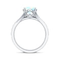 thumbnail image 2 of Rosec Jewels Solitaire Ethiopian Opal Ring Set with Moissanite for Women (AAA Grade), 925 Sterling Silver, US 4.00, 2 of 9