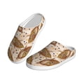 thumbnail image 2 of Lsque Colorful Vintage Corn Pattern Womens Comfort Cotton on Scuff With Memory Foam and Anti-skid Sole Slipper-46/47, 2 of 7