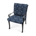 thumbnail image 2 of Jordan Manufacturing 45.5" x 23" Rectangular Outdoor Chair Cushion with Ties, 2 of 11
