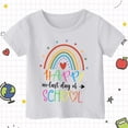 thumbnail image 4 of MEZZALL Last Day Of School T-Shirt Toddler Boys Girls Kids Short Sleeve O-Neck Happy Funny End Of School Year Graduation Shirts Graphic Tee Tops Stylish Child Blouses Clothing, 4 of 5