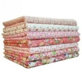 thumbnail image 4 of 7Pcs 25cmx25cm Floral Print DIY Patchwork Cotton Fabric Sewing Quilting Cloth, 4 of 8