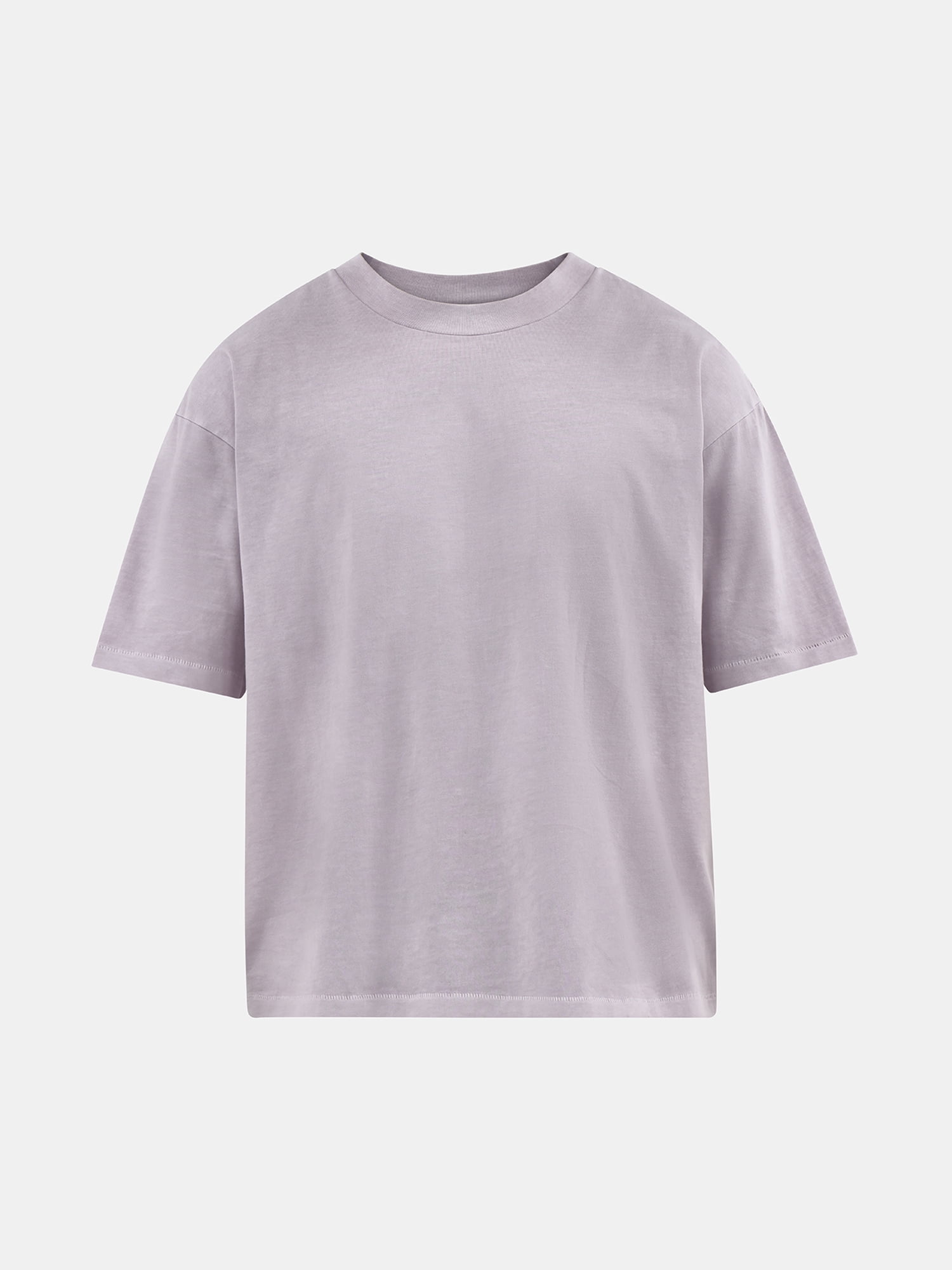 No Boundaries Cotton Oversized Cropped Tee with Short Sleeves, 2-Pack, Men's and Big Men's XS-5XL