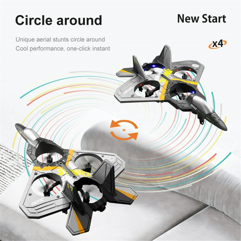 18€12 sur 2PC mousse Lancer Planeur Inertie Avion Jouet lancement main  modèle d'avion Kiliaadk496 - Drone Photo Vidéo - Achat & prix