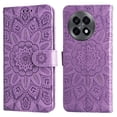 thumbnail image 3 of Funda tipo cartera GANGXUN para OnePlus 13R 5G , diseño girasol, cuero PU, soporte, cierre magnético, tarjetero, 3 of 5