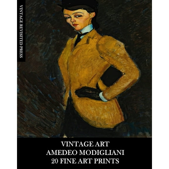 Vintage Art: Amedeo Modigliani: 20 Fine Art Prints: Figurative Ephemera for Framing, Home Decor and Collage, (Paperback)
