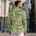 thumbnail image 3 of HELLHERO Single Button Business Suit Jacket for Formal Casual, Polyester Long Sleeve Men's Blazer Casual Sport Coats Suit Jacket with With Pockets, 3 of 8