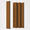 Teak, variant on Art3dwallpanel 4Pcs 94.5'' x 7.9'' Wood Slat Acoustic Panels, MDF 3D Wall Panel for Accent Wall Ceiling Office,Brushed Silver