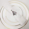 thumbnail image 3 of Napkin Rings Set of 8,for Wedding, Thanksgiving Day, Family Gatherings, Birthday (Silver), 3 of 6