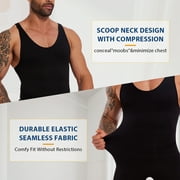 Mens Shapewear Tummy Control Bodysuit Waist Trainer Full Body Shaper Fajas Compression Shorts Slim Belly