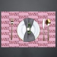 thumbnail image 3 of Valentine''s Day Love Placemats Set of 6 Fabric Placemats Square Placemat for Kitchen Table Heat Resistant, Easy to Clean Table Placemats 12x18 Inch, 3 of 5